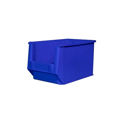 Blue Plastic Bin Hardness: Rigid