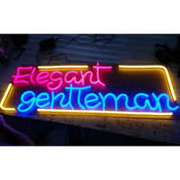 Neon Sign Board - Acrylic Material, Rectangle Shape, Bright Colorful Glow - Energy Efficient Led Lighting For Wall Mounted Advertising
