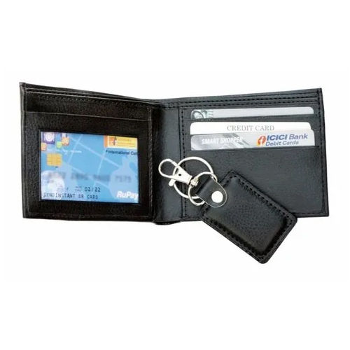 Black Promotional Purse And Keychain