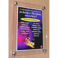 Acrylic Sandwich Poster - Multicolor, Manual Power Supply | Advertising Display In Different Sizes