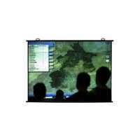 Sc05 Map Type Projector Screen - 50 Inch Portable Dlp Screen | Lightweight, Easy To Set Up, Ideal For Presentations