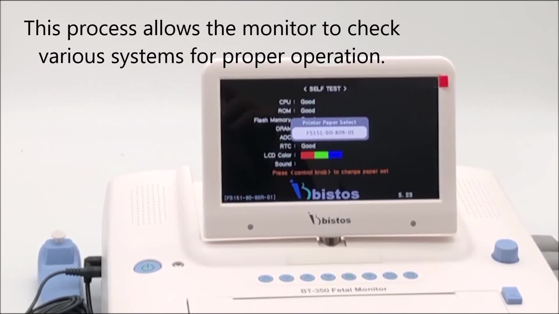 Bistos BT 350 Fetal Monitor
