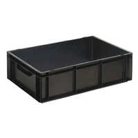 Esd Bins - High-quality Plastic, Customized Sizes, Rectangular Shape, Sleek Black Color | Ideal For Organizing Electronic Components In Industrial Settings