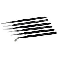 Esd Ss Tweezers - High-quality Pvc Material, Black Color With Ribbons Closure, Washable & Quick-dry Design, Includes Shoe Deodorant For Comprehensive Shoe Care