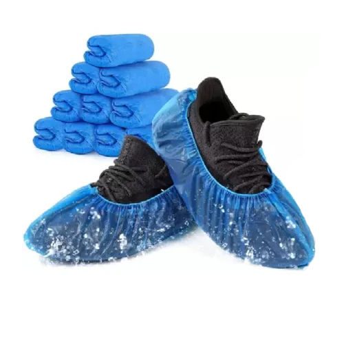 Blue Plastic Shoe Cover