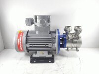 Flameproof Stainless Steel Self Priming Pump - 30 Lpm Max Flow Rate, 25mm Inlet/outlet, Electric Power, Mechanical Seal, Low Pressure, Single Stage Centrifugal Design
