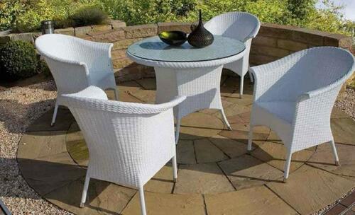 Wicker Table and Chair Set