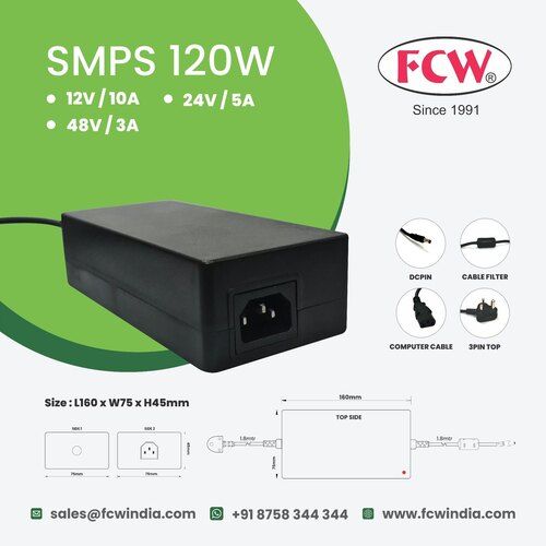 SMPS 120W Table Top Adapter