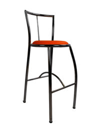 Adhunika Bar Stool Silver Frame