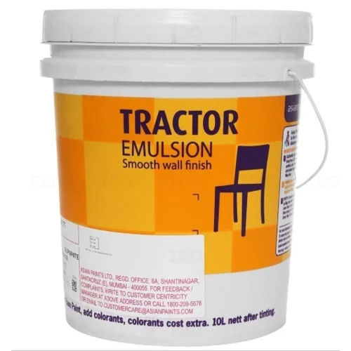 Asian Paints Tractor Emulsion Application: Paintying On Walls