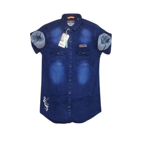 Washable Mens Denim Shirt