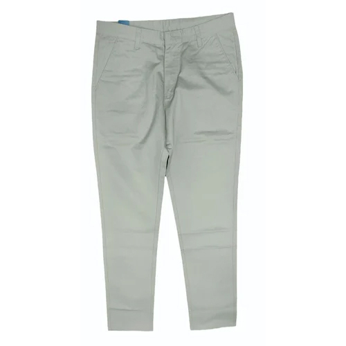 Men Cotton Lycra Grey Stretchable Pant