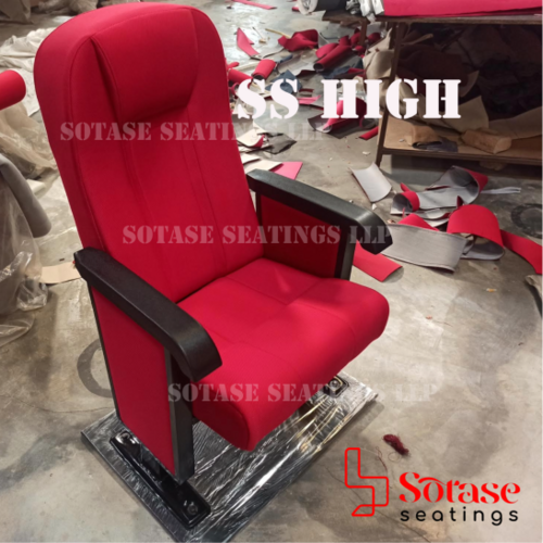 Sotase Auditorium Push Back Chair Without Cup Holder