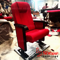 Sotase Auditorium Push Back Chair Without Cup Holder