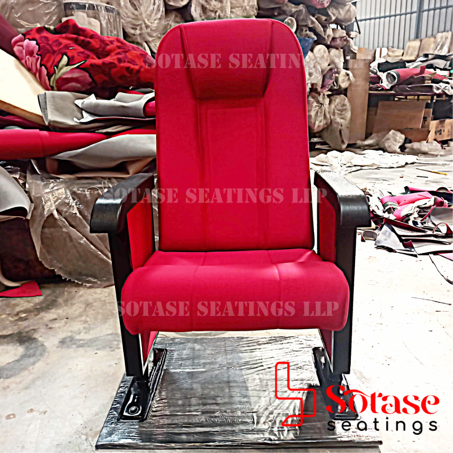 Sotase Auditorium Push Back Chair Without Cup Holder