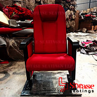 Sotase Auditorium Push Back Chair Without Cup Holder
