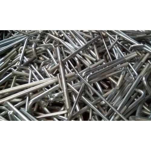 L Type Bolt - Multigrade, Various Sizes Available | Heat-Treated, Tempered, Galvanized Finish, First-Class Standard for Industrial Use