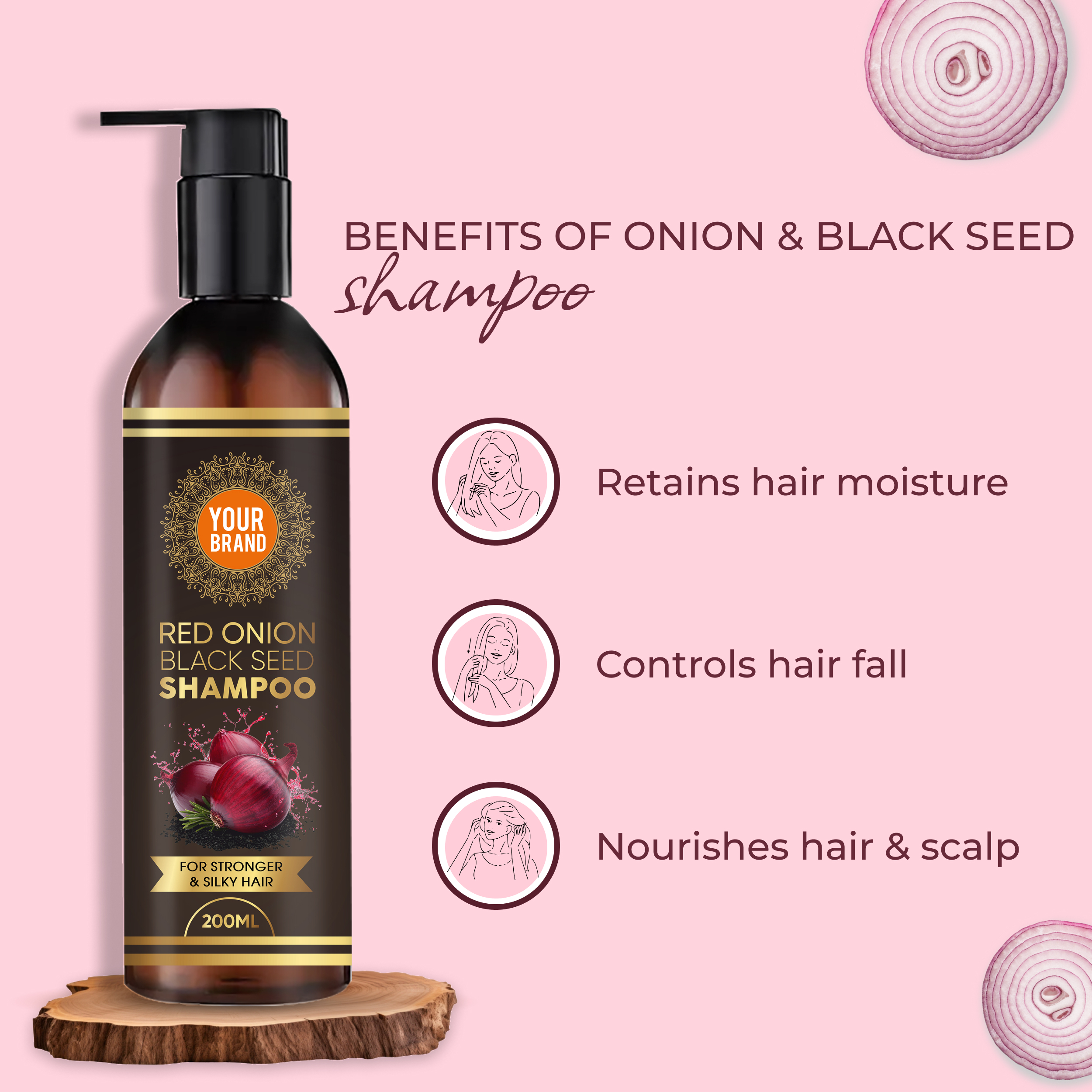 Red Onion Black Seed Shampoo 200 ML