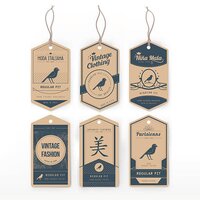 15 x 30mm Garment Hang Tags