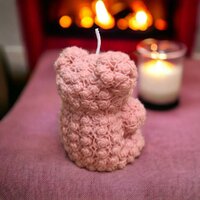 Big Teddy bear scented candle