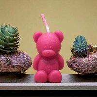 Small Teddy Soy Scented  Candle