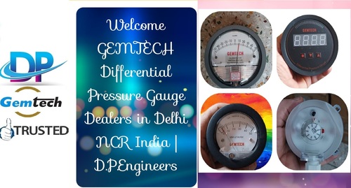 GEMTECH Differential Pressure Gauge Dealers Near Roop Nagar Industrial Area