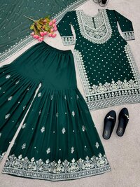 gharara with kurti