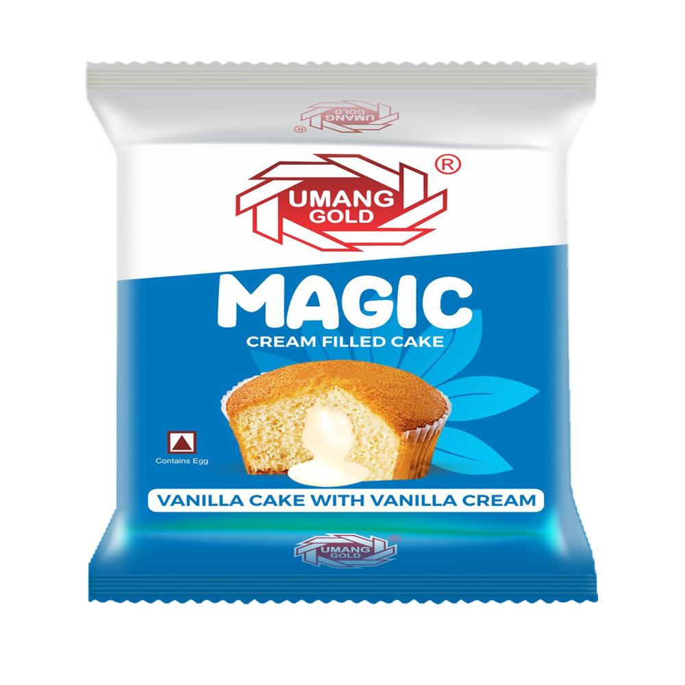 Magic Vanilla Filled Cake - Shape: Piece