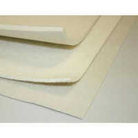 Cream Wool Felt - Pattern: Plain