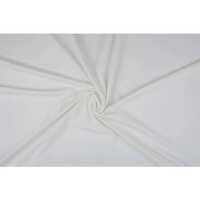 White Polyester Wedding Sheet - Pattern: Plain