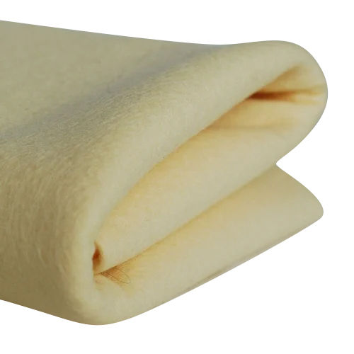 Cream 200Gsm Plain Wool Felt Sheet