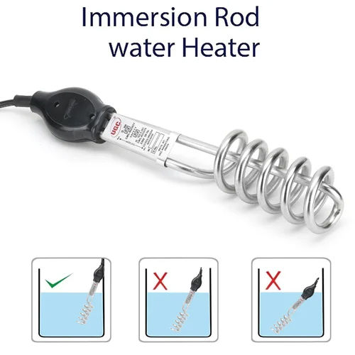 White 1000W Electric Immersion Water Heater