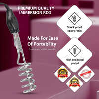 White 1500W Water Immersion Heater