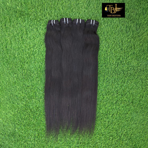 Raw And Natural Straight Human Hair Weft Extension