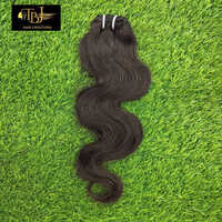 Body Wave Human Hair Weft Extension - Color: Dark Brown