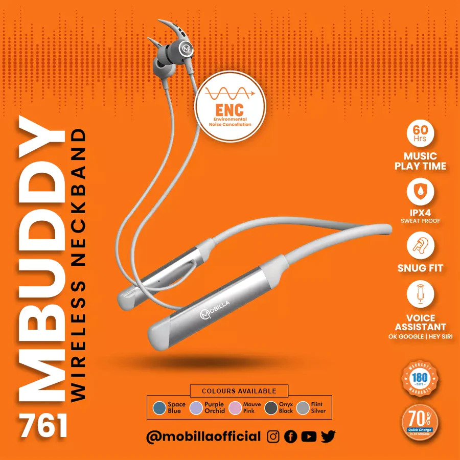 MBUDDY 761 Wireless Neckband