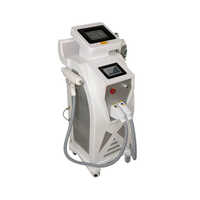 Abs Plastic + Metal + Glass Hair Removal Skin Rejuvenation Rf And Yag Laser Tattoo Removal Machine