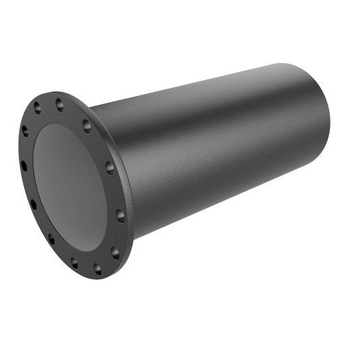 Flanged End Ductile Iron Pipe - Color: Black