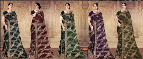 organza saree