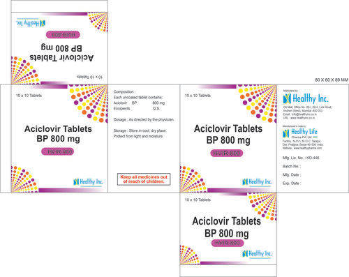 Acyclovir tablets 800 mg