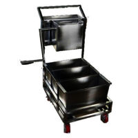 ss mopping trolly (sq.bucket)