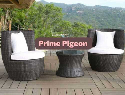 Outdoor Patio Seating Set 2 Chairs And 1 Table