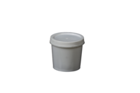 100 Ml Bucket - Rigid Plastic, 100 Ml Size, White Color | Rust-free, Cost-effective, Flexible Moulding For Diverse Applications