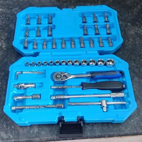 Blue Stainless Steel Taparia Sa46 Socket Set