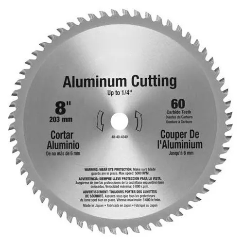 250mm Bosch Aluminium Circular Saw Blade