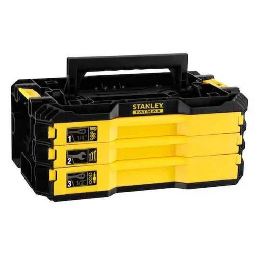 126 Pcs STANLEY FATMAX 3 Drawer Kit