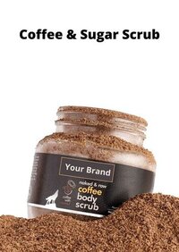 Coffee & Sugar Scrub Body - Powder Form, All Skin Types | Unisex Tan Removal, Smooth Texture, Safe To Use, 2-year Shelf Life