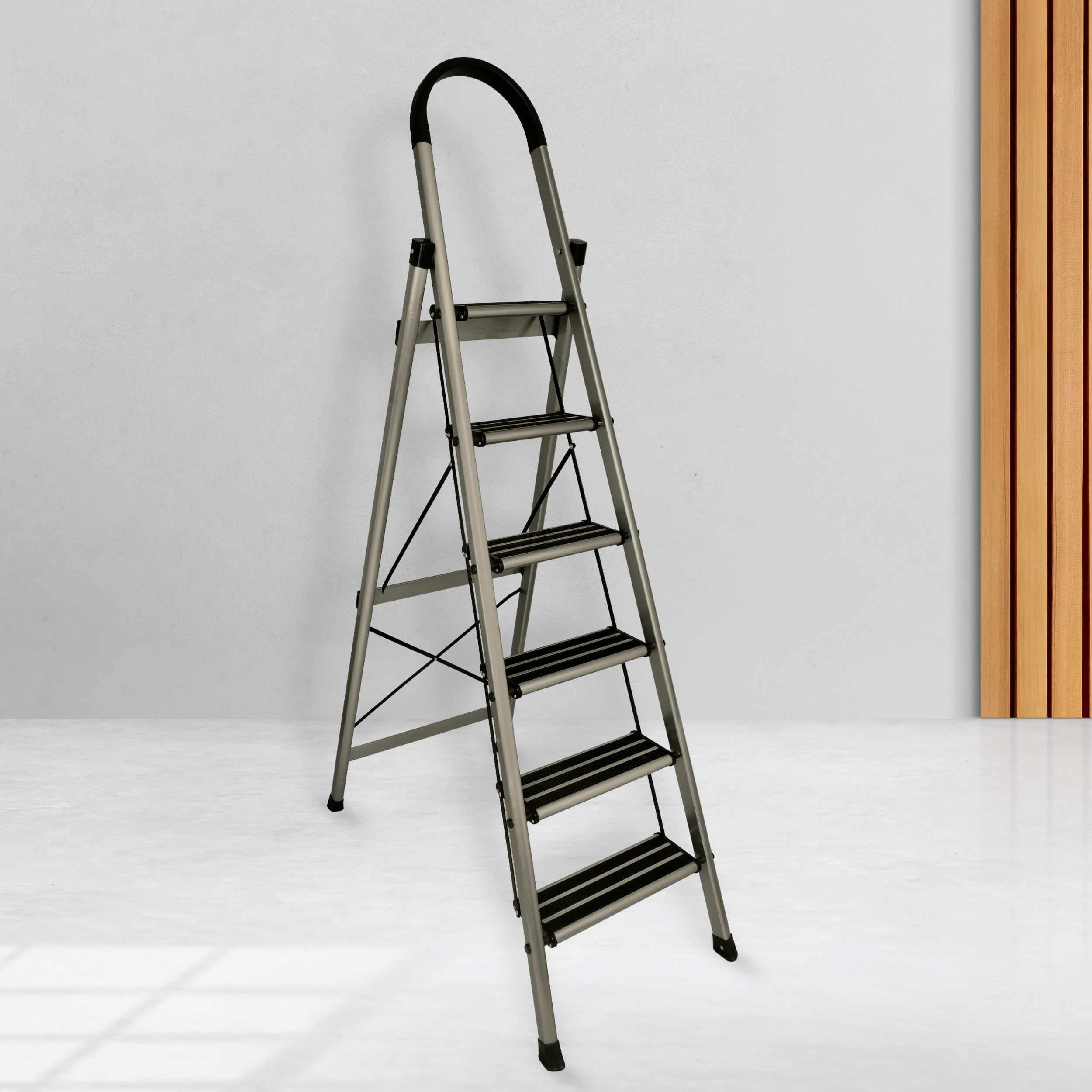 ALUMINIUM PREMIUM GOLD 6 STEP LADDER