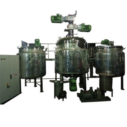 Semi-Automatic Industrial Ointment-Cream Paste Manufacturing Plant