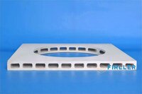 Cordierite Mullite Kiln Furniture Wash Basin Extruded Setter Plate - Application: Refractory.